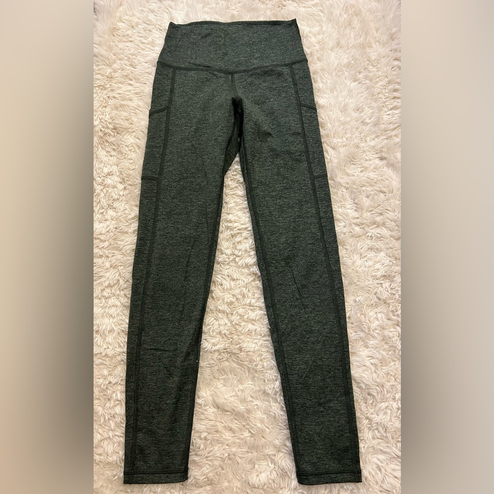 Aerie green leggings in small